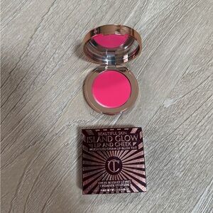 Charlotte Tilbury cream blush PARADISE PINK GLOW
